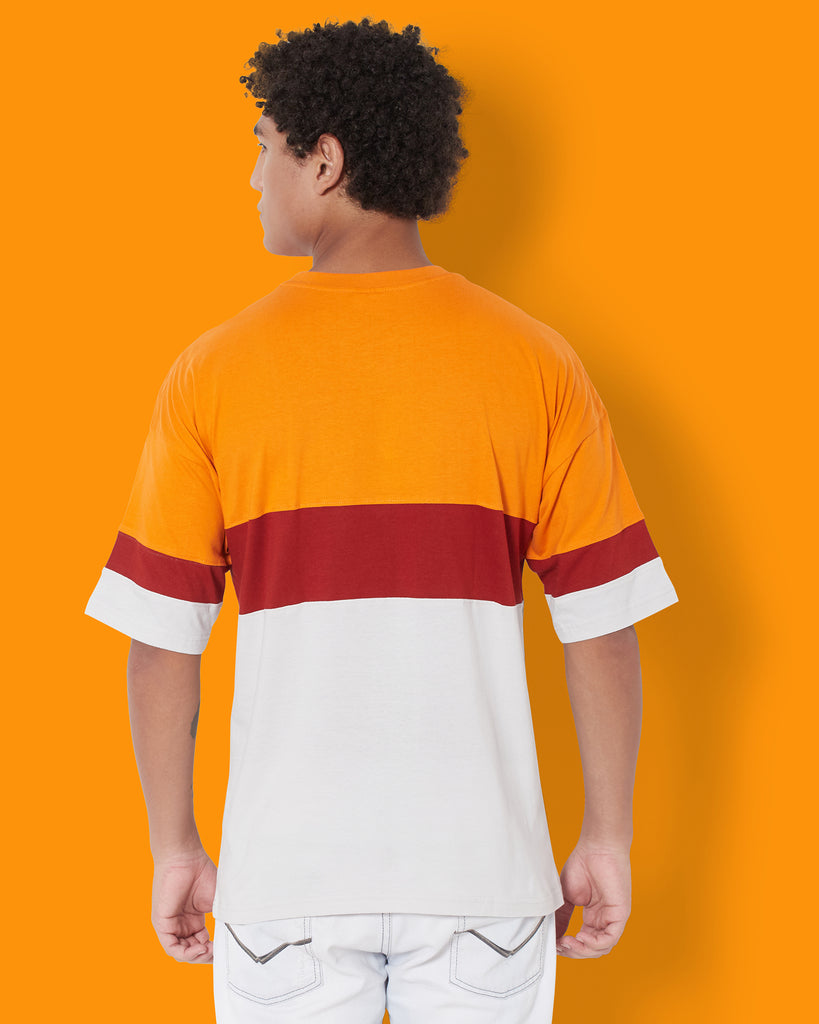 Melangebox Dropshoulder Crew Neck: Sunset Saga