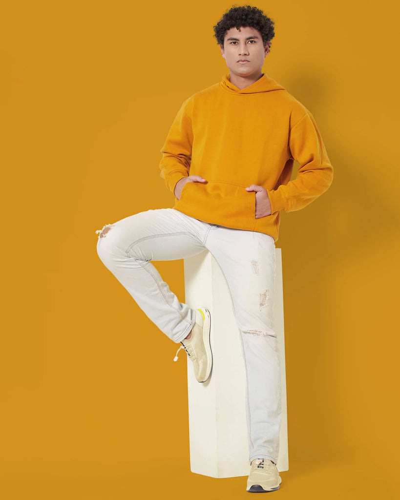 Melangebox Airjet Hoodie: Mustard