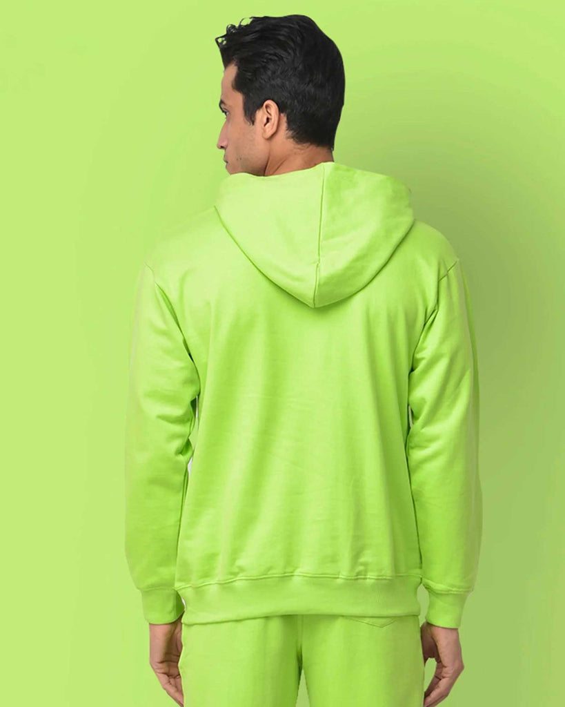 Melangebox Classic Hoodie: Neon Green