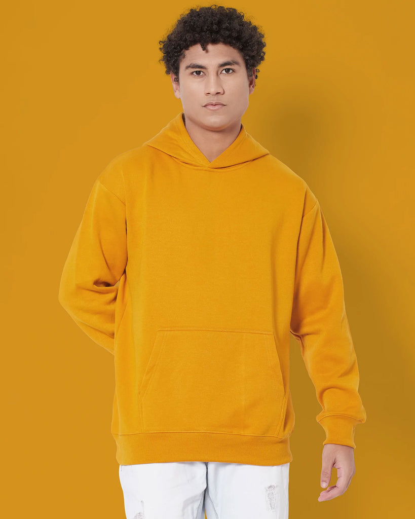 Melangebox Airjet Hoodie: Mustard