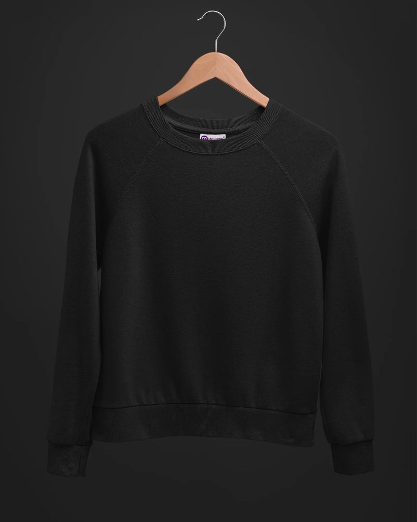 Melangebox HW Crewâ„¢ Sweatshirt: Black