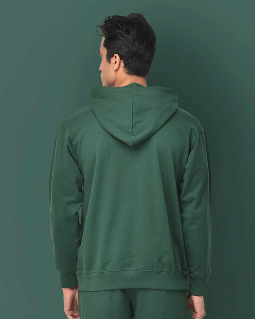 Melangebox Classic Hoodie: Emerald Green