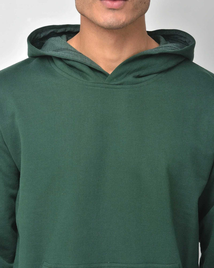 Melangebox Classic Hoodie: Emerald Green