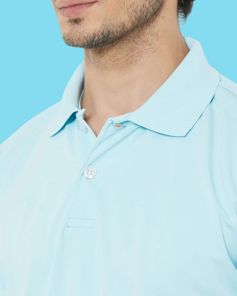 Melangebox Polo : Aquatic Blue