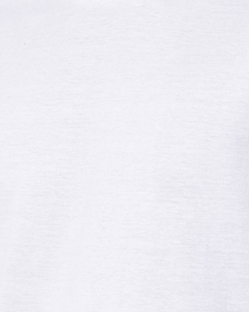 Melangebox Dropshoulder Crew Neck: Classic White