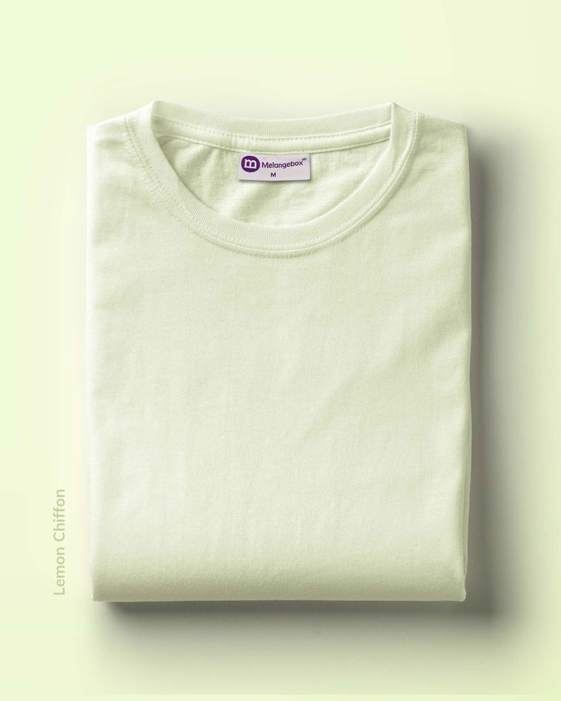 Melangebox Solid Pack of 4: Full Sleeves Crew Neck