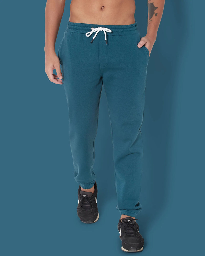 Melangebox Classic Jogger: Deep Teal Blue