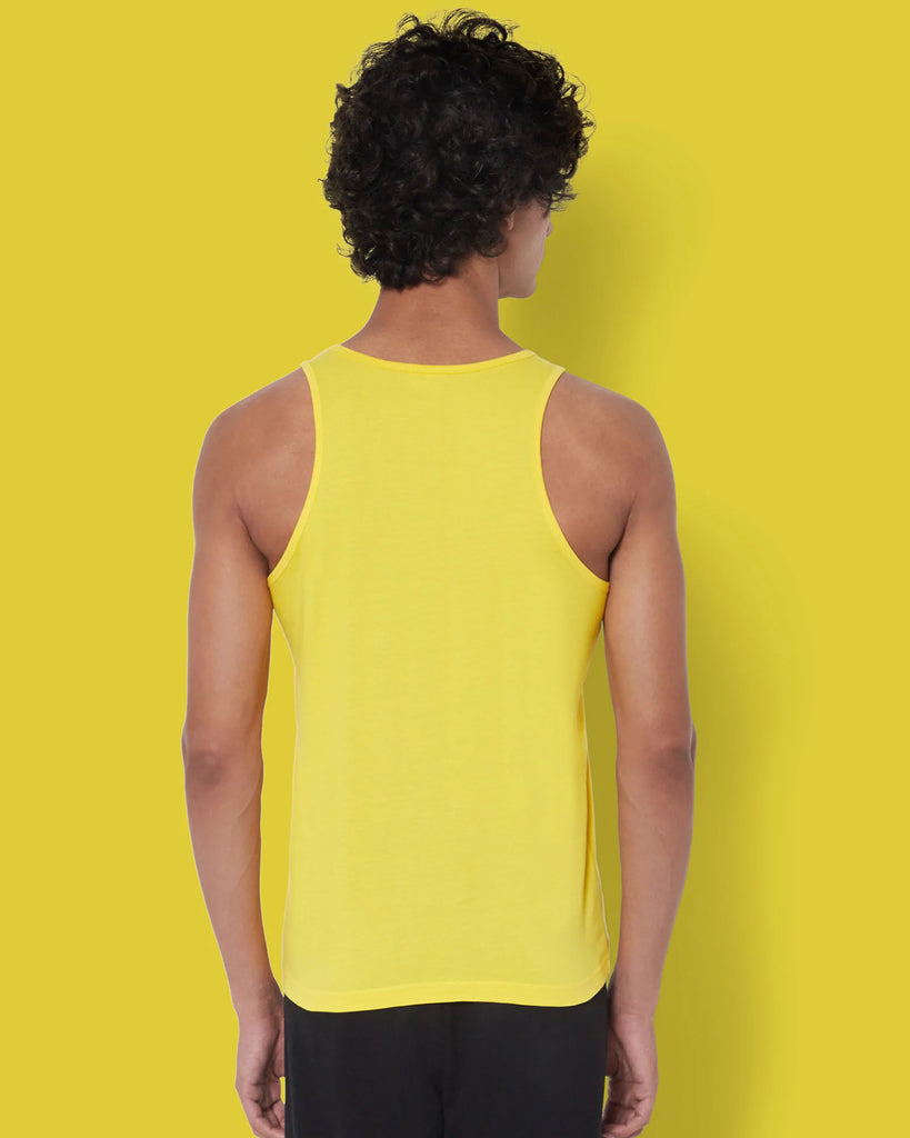 Melangebox Tank Top: Sunflower