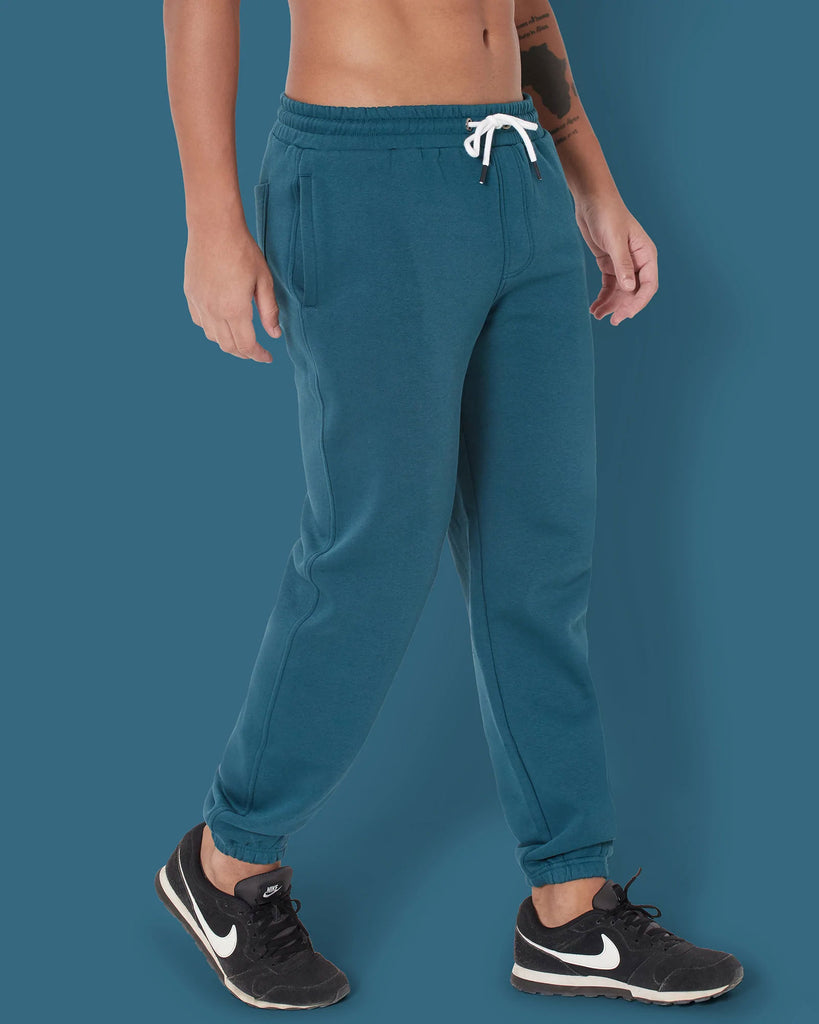 Melangebox Classic Jogger: Deep Teal Blue