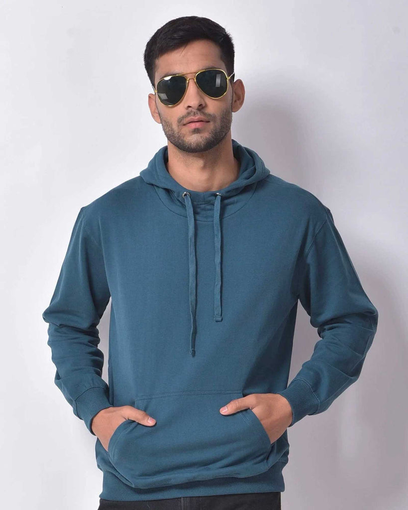 Melangebox Hoodie 2020: Deep Teal Blue