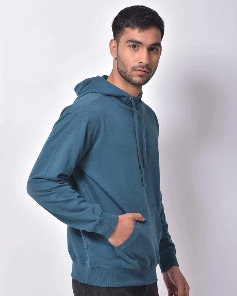 Melangebox Hoodie 2020: Deep Teal Blue