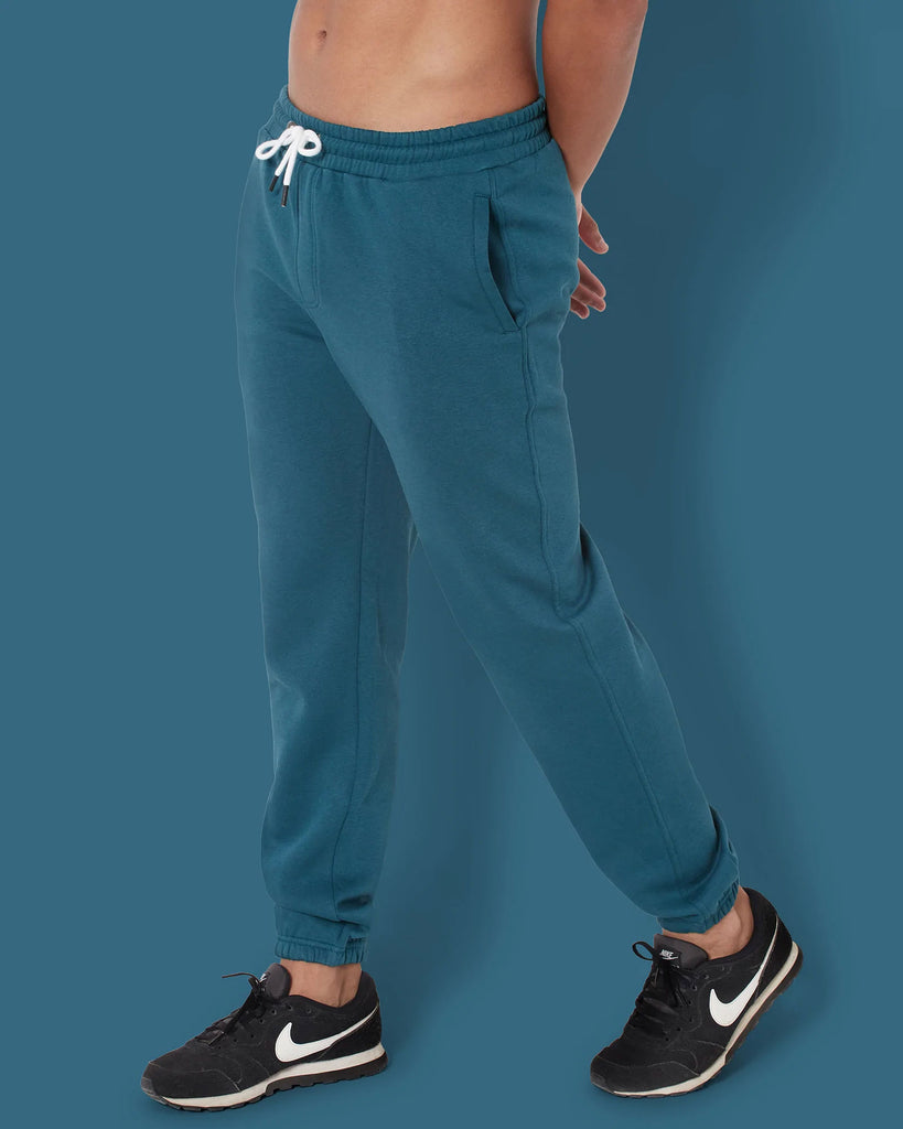 Melangebox Classic Jogger: Deep Teal Blue