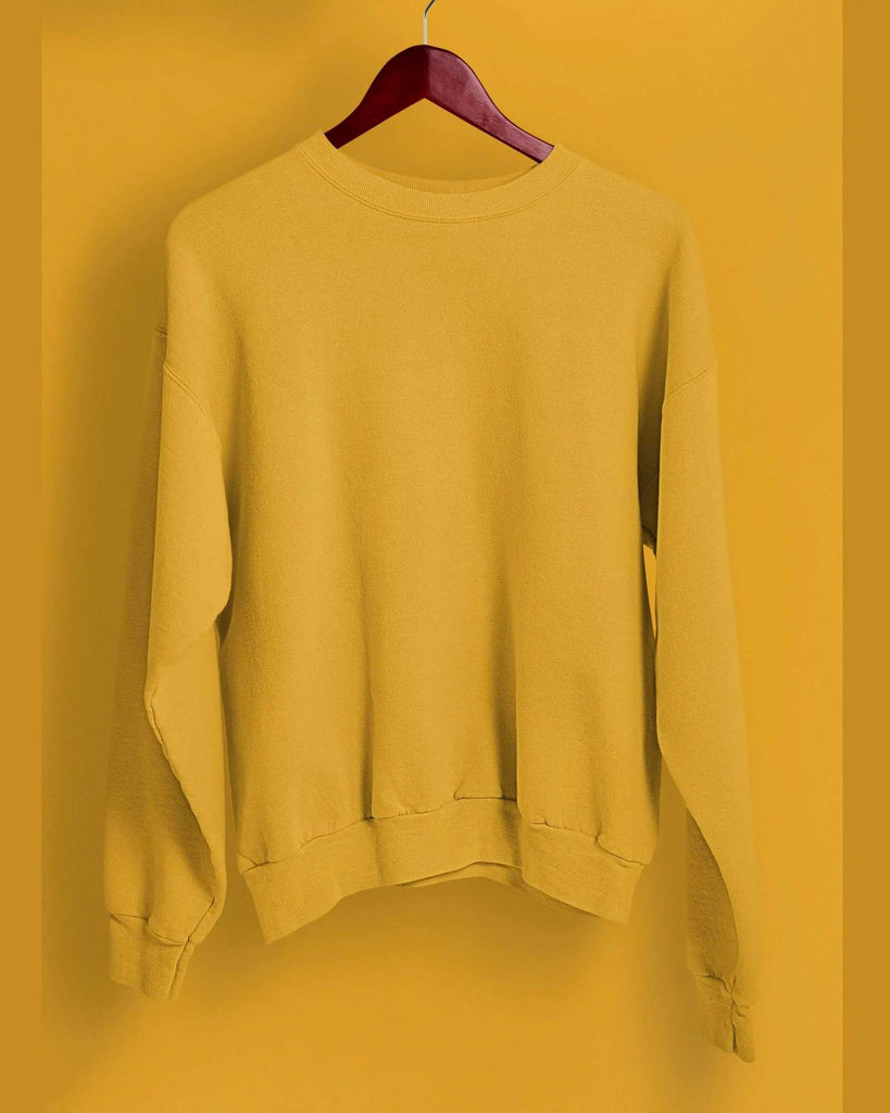 My Man's Drop Shoulder Sweatshirt: The Mustard