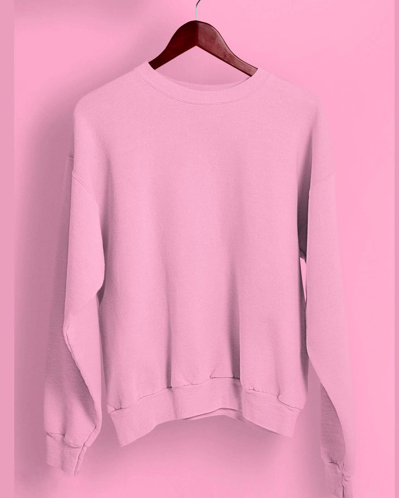 My Man's Drop Shoulder Sweatshirt 2.0: Baby Pink