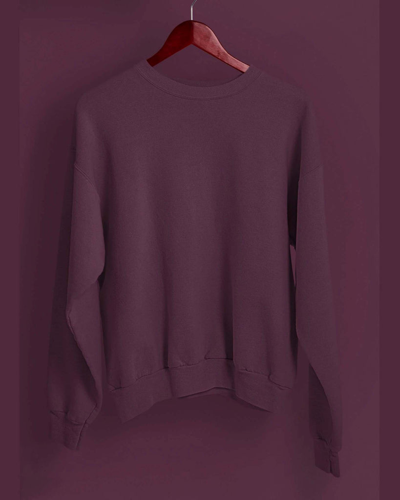 My Man's Drop Shoulder Sweatshirt: The Wine