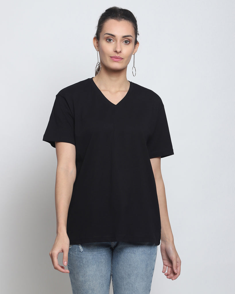 My Man's V Neck: The Black