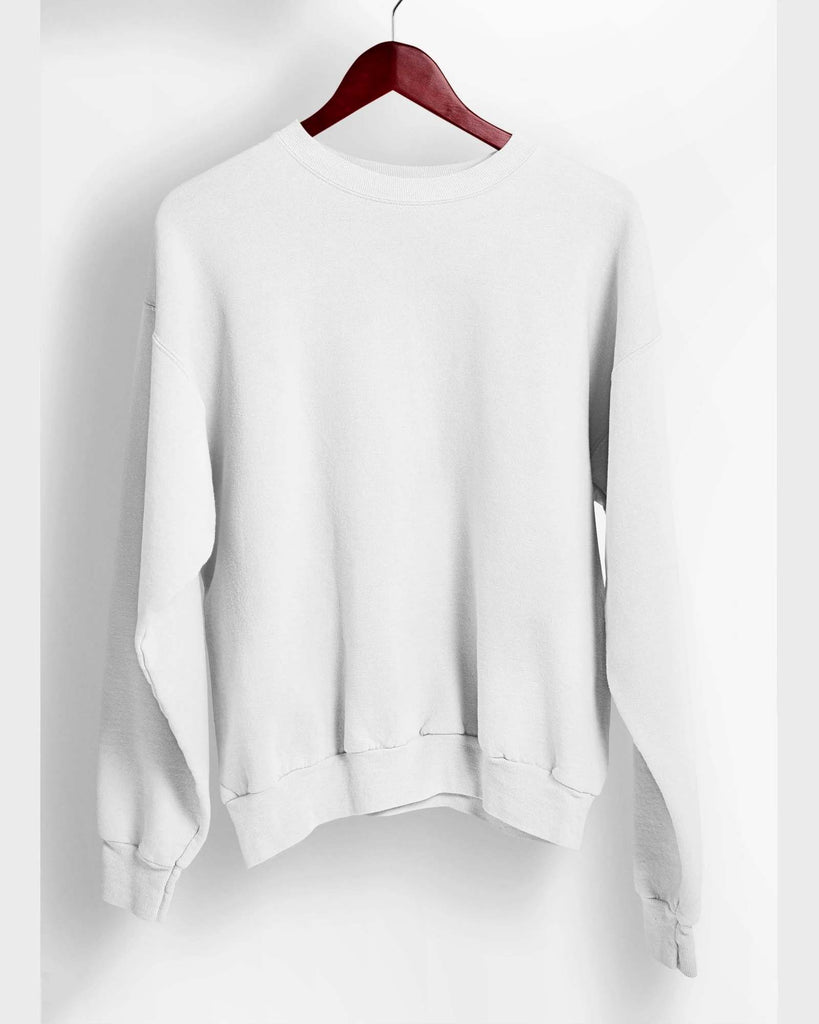 My Man's Drop Shoulder Sweatshirt: The White
