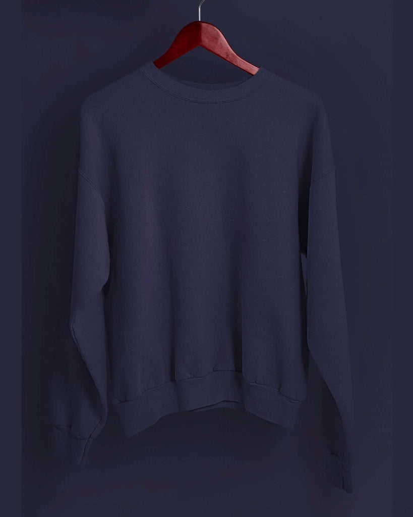 My Man's Drop Shoulder Sweatshirt: Midnight Navy