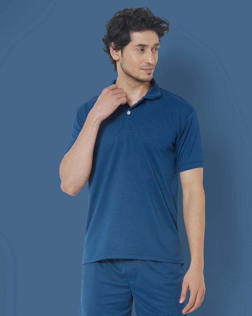 Melangebox Active Polo : Prussian Blue