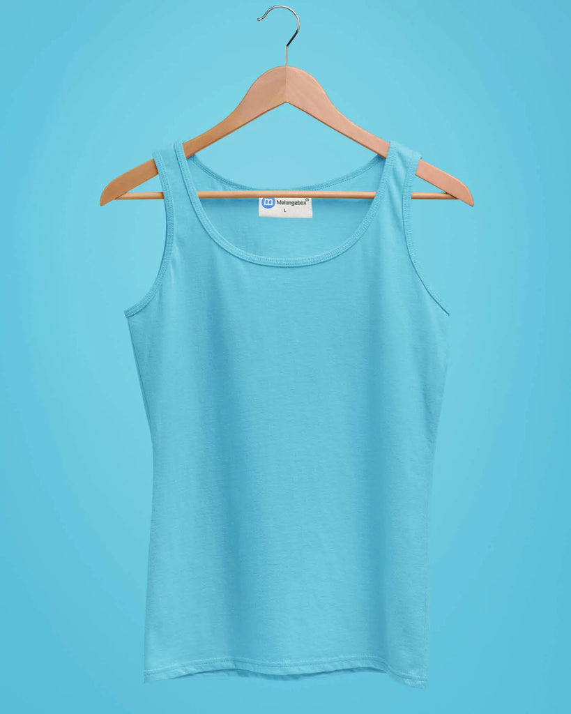 Tank Top: Turquoise Blue