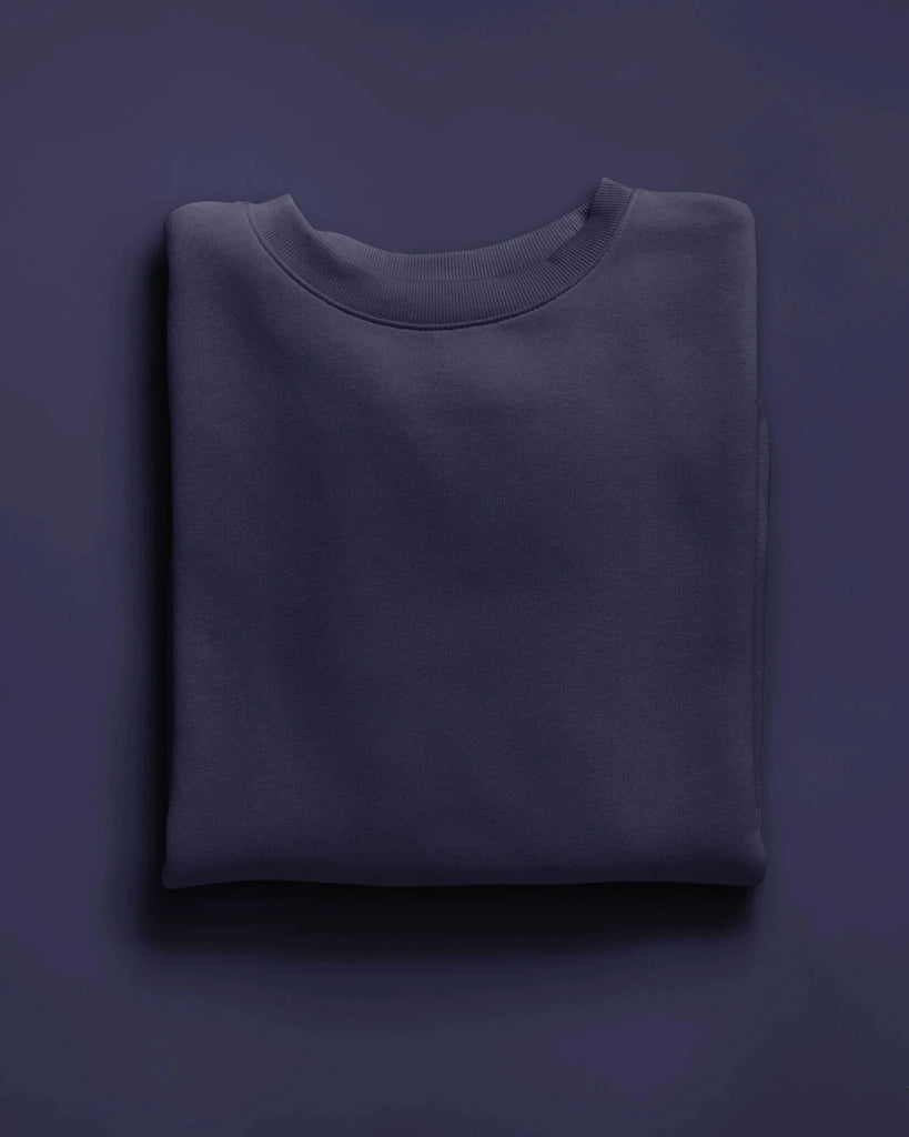 Melangebox Drop Shoulder Sweatshirt: Midnight Navy