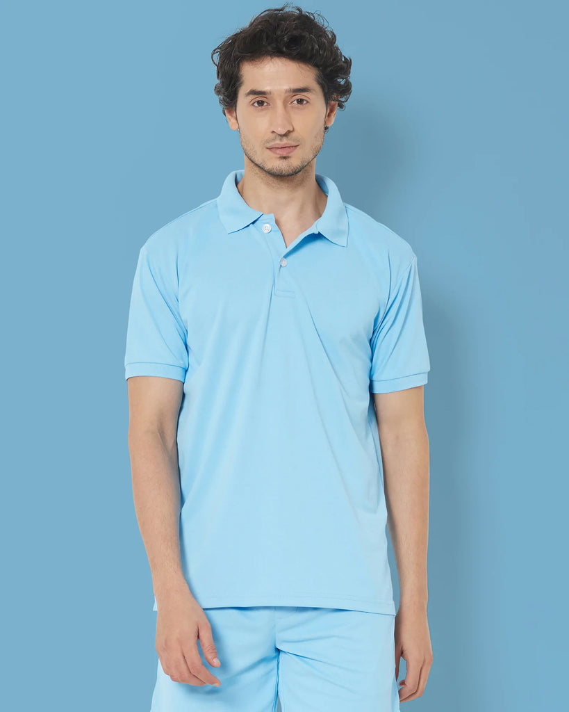 Melangebox Active Polo : Pearl Blue