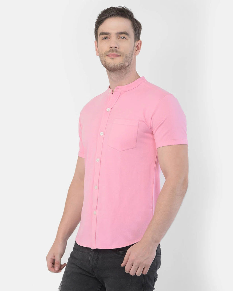 Melangebox Melange Original Pique Shirt: Salmon