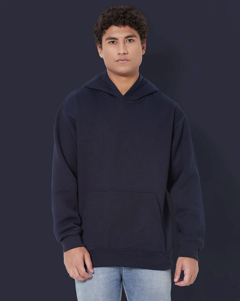 Melangebox Airjet Hoodie: Navy Blue