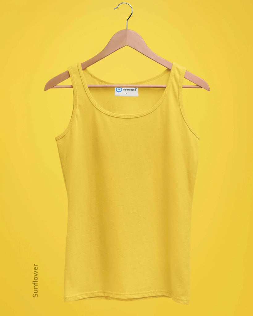Melangebox Solid Pack of 4: Tank Top