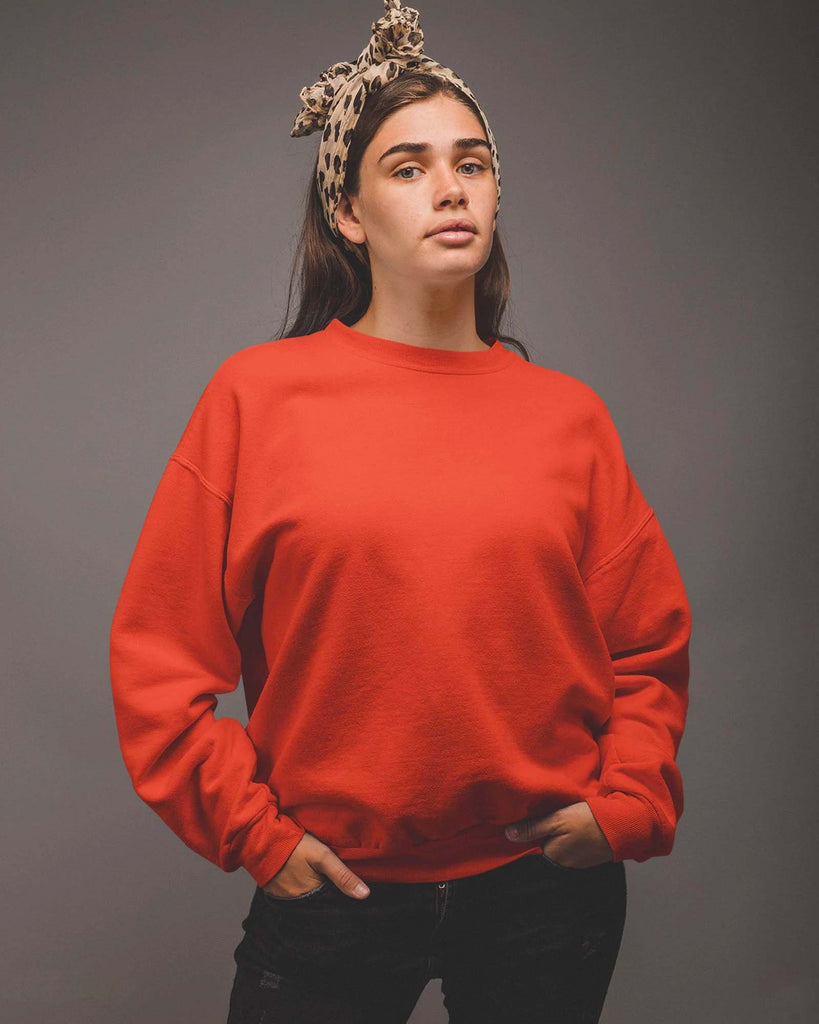 My Man's Drop Shoulder Sweatshirt: The Rust