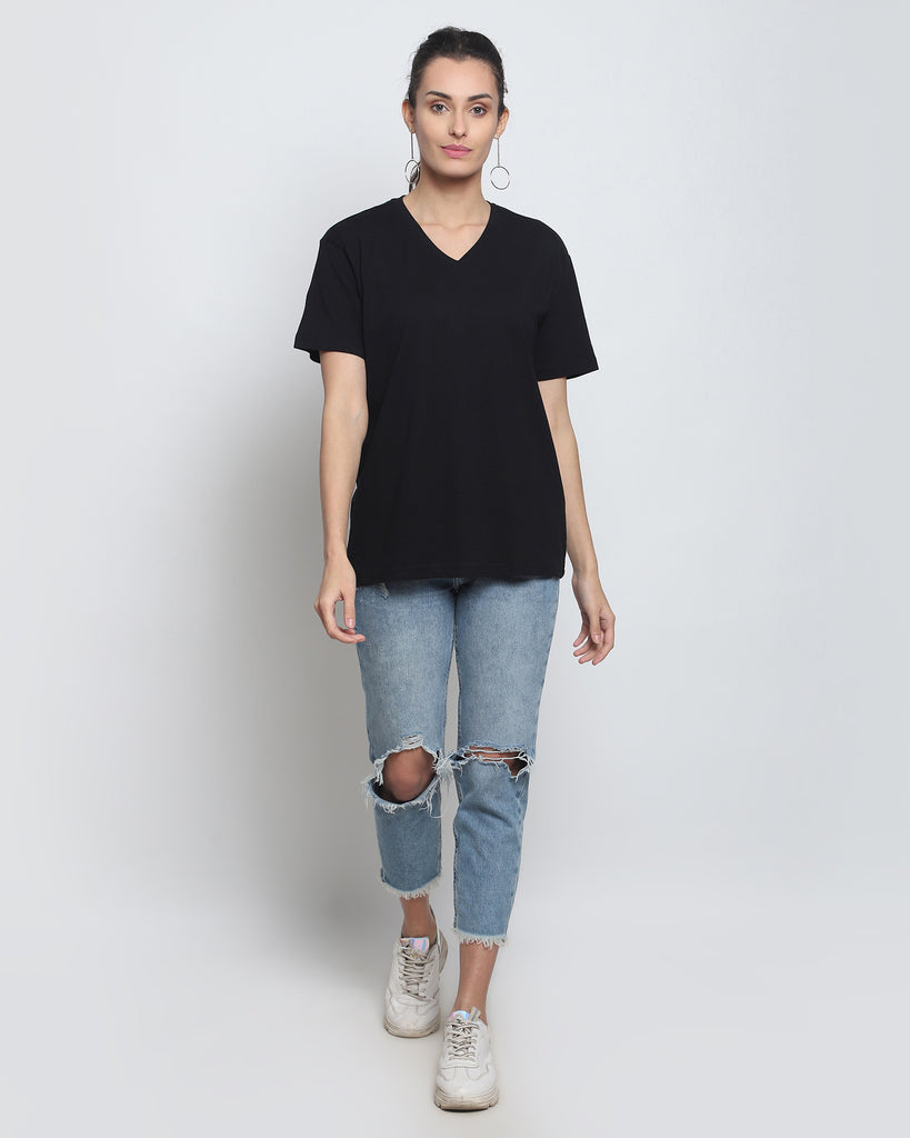 My Man's V Neck: The Black