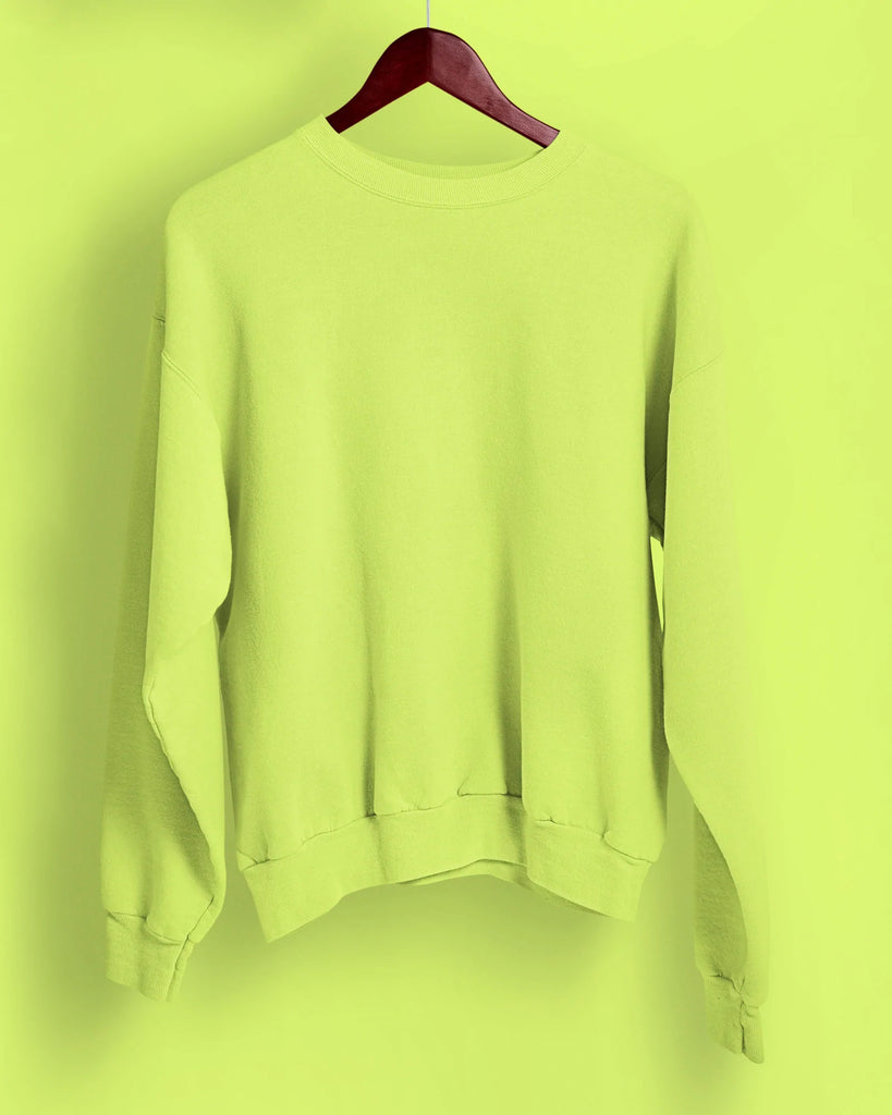 Melangebox Drop Shoulder Sweatshirt: Lemonade