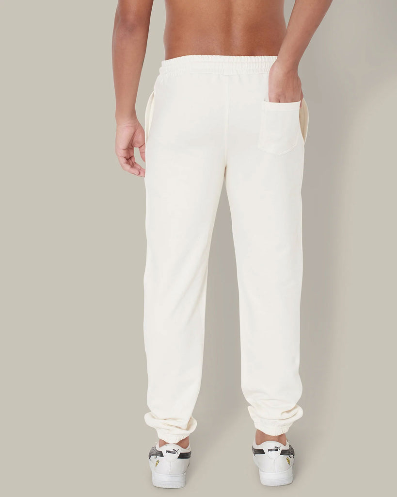 Melangebox Classic Jogger: Ivory Cream