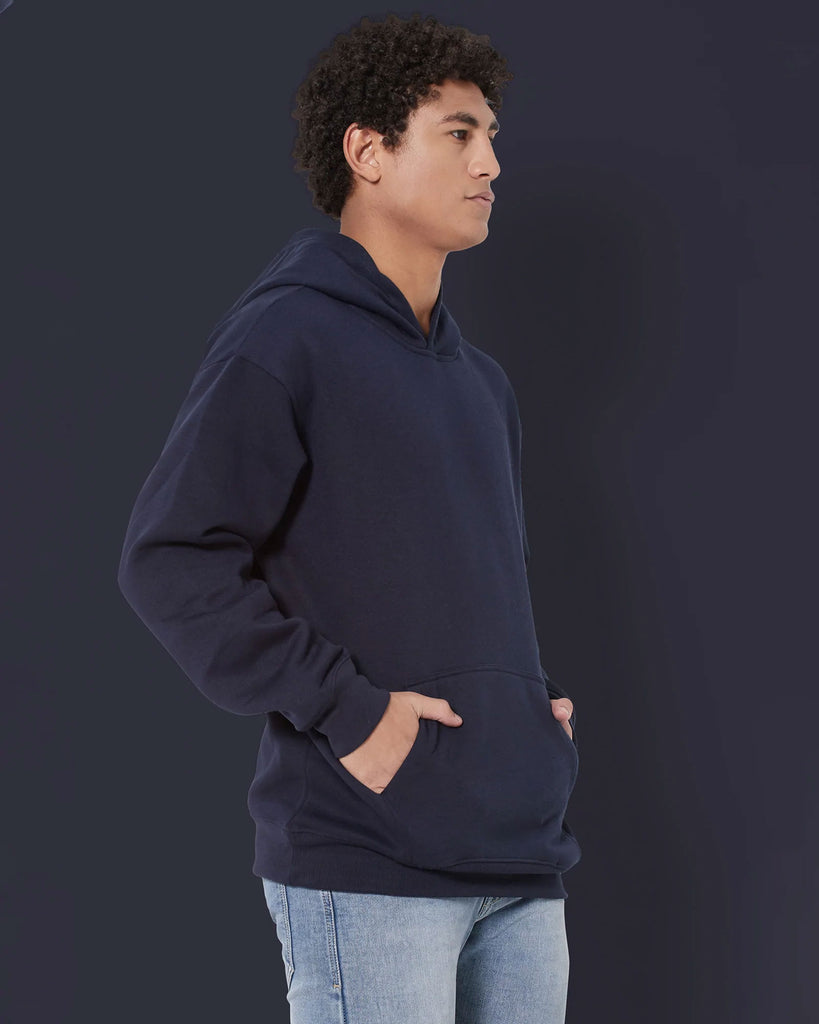 Melangebox Airjet Hoodie: Navy Blue