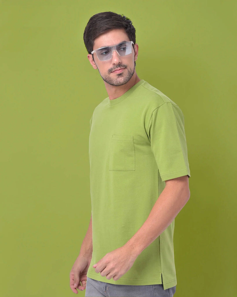 Melangebox HW Crew: Chartreuse Green