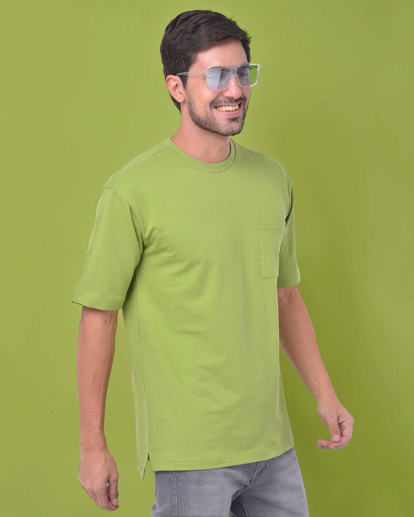 Melangebox HW Crew: Chartreuse Green
