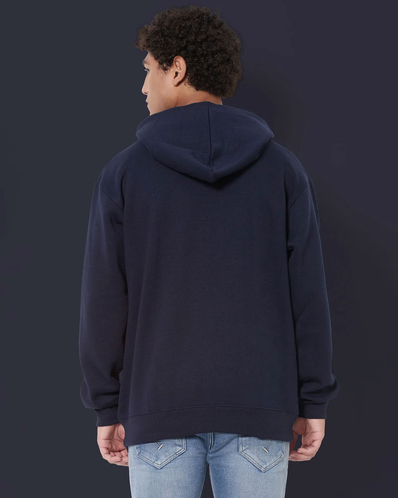 Melangebox Airjet Hoodie: Navy Blue