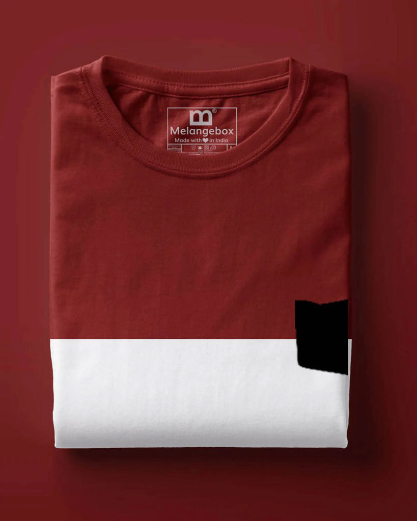 Melangebox Half Sleeves Crew Neck: Queensland Panel