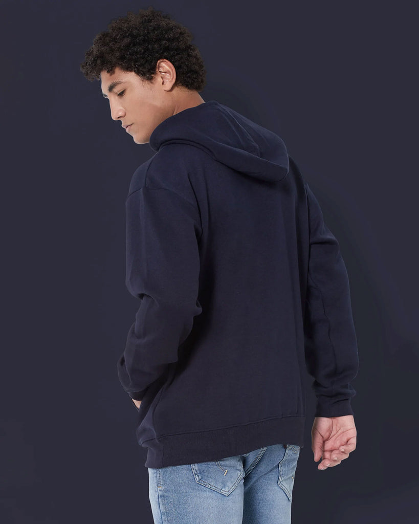 Melangebox Airjet Hoodie: Navy Blue