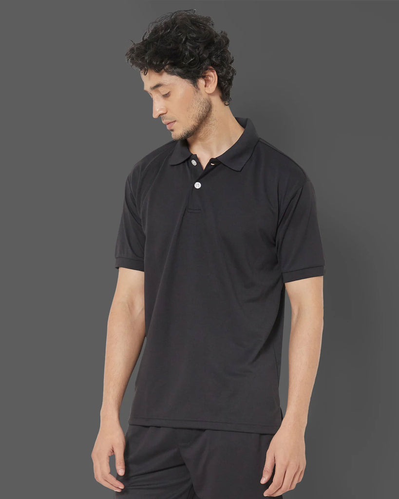 Melangebox Polo : Jet Black