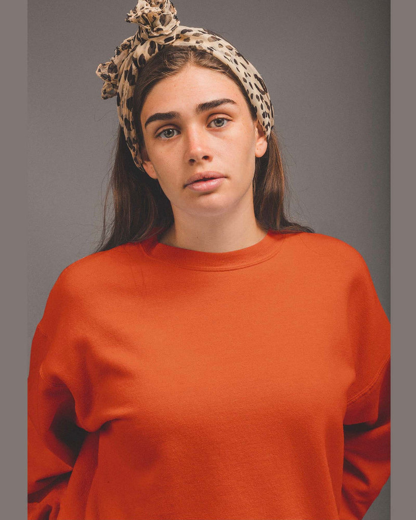 My Man's Drop Shoulder Sweatshirt: The Rust