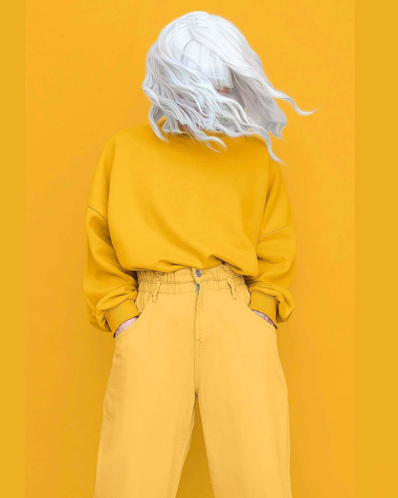 My Man's Drop Shoulder Sweatshirt: The Mustard