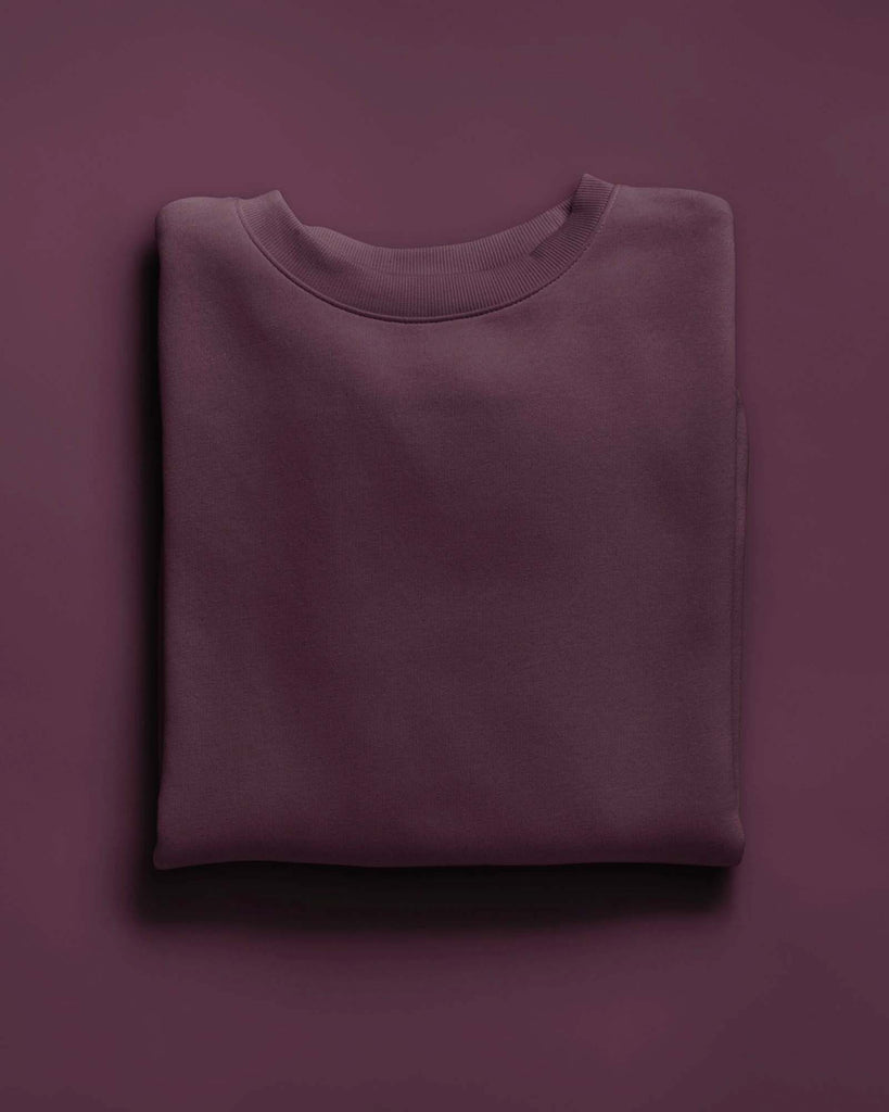 My Man's Drop Shoulder Sweatshirt: The Wine