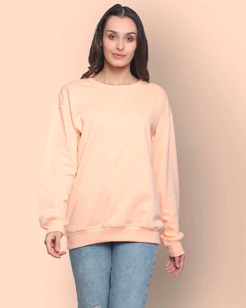My Man's Drop Shoulder Sweatshirt 2.0: The Peach