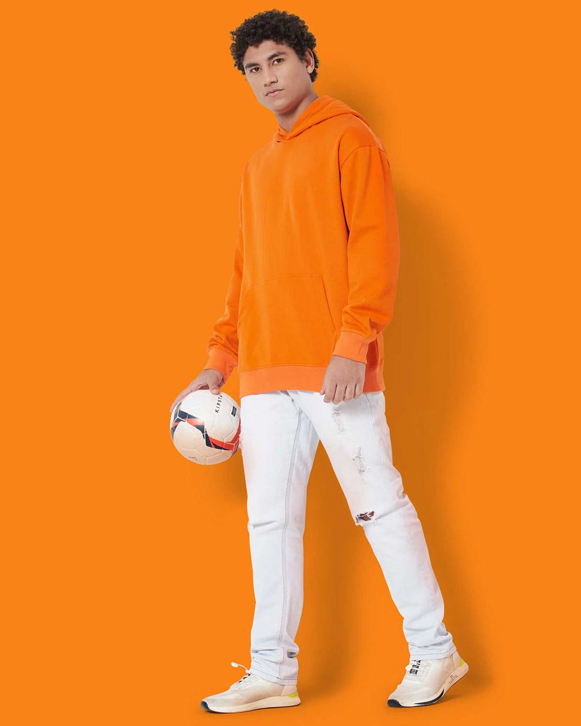 Melangebox Classic Hoodie: Orange