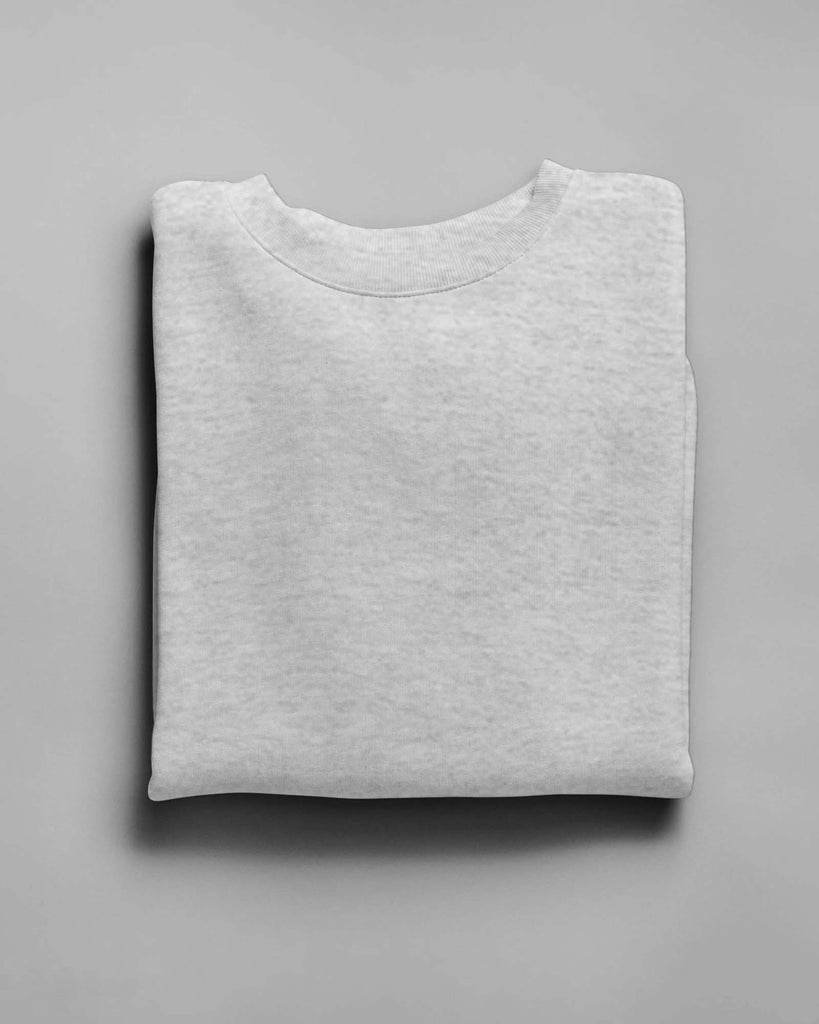 My Man's Drop Shoulder Sweatshirt: Grey Melange