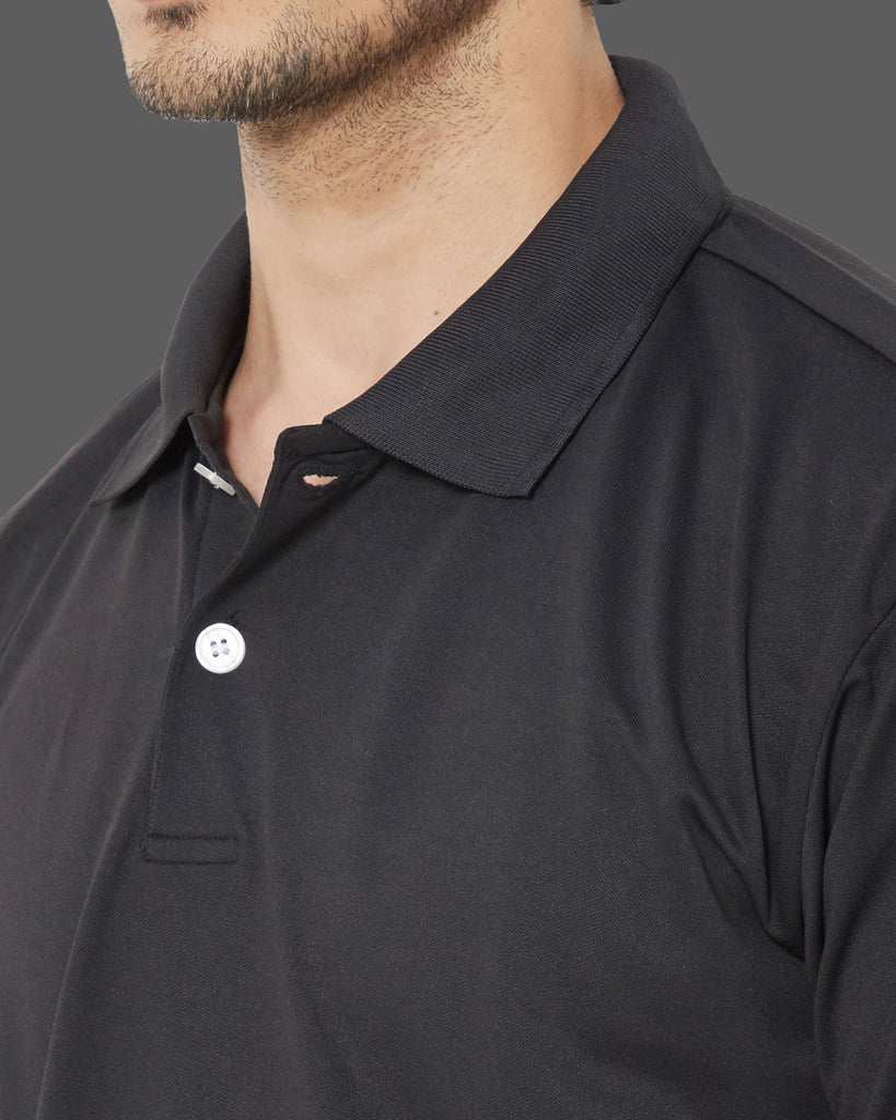 Melangebox Polo : Jet Black