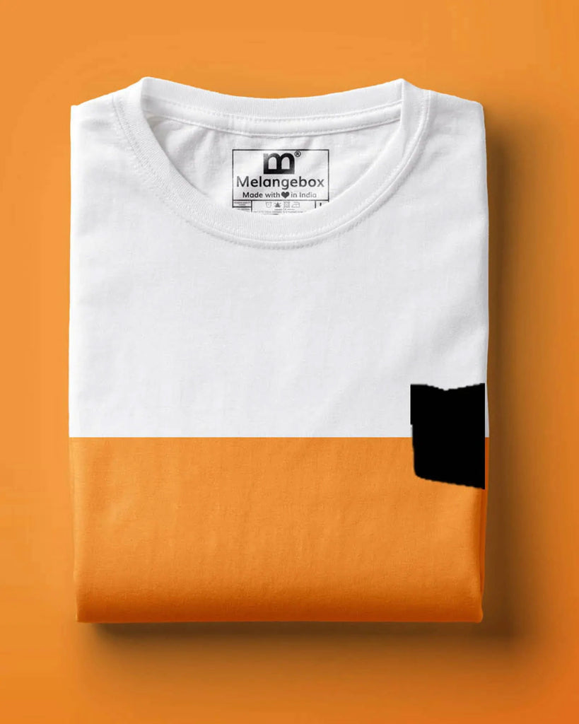 Melangebox Half Sleeves Crew Neck: Free State Panel