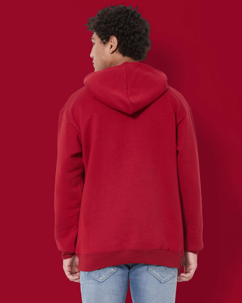 Melangebox Airjet Hoodie: Maroon