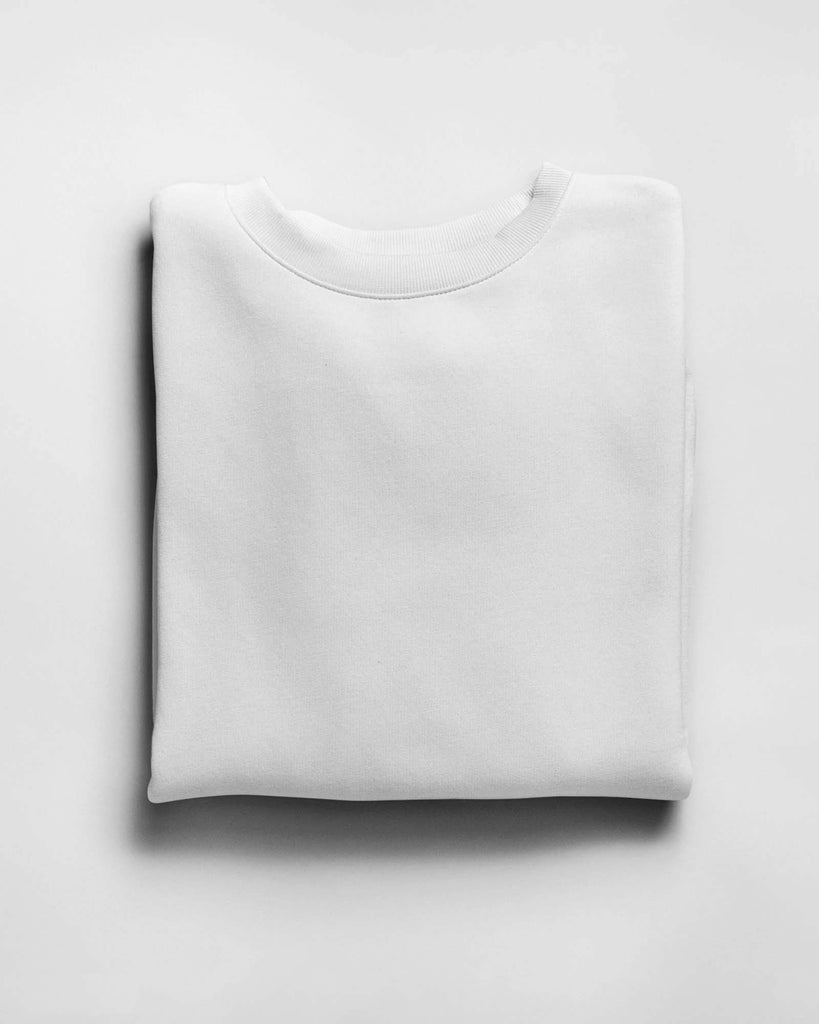 My Man's Drop Shoulder Sweatshirt: The White